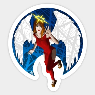 Seraphim Moon Sticker